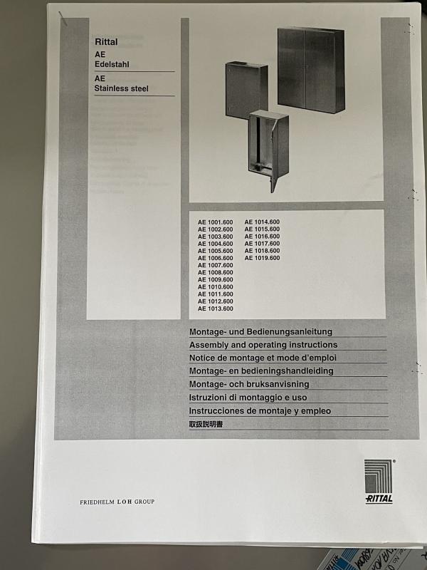 Edelstahl Standardschaltschrank, VA Kompakt-Schaltschrank