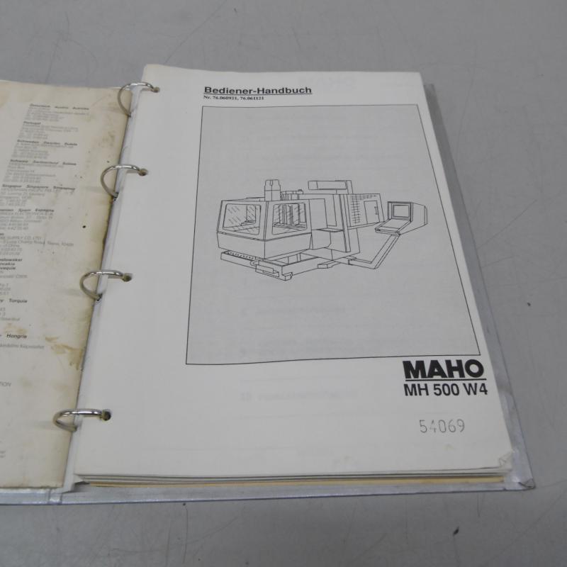 Bediener Handbuch, Betriebsanleitung, Bedienungsanleitung für CNC Fräsmaschine
