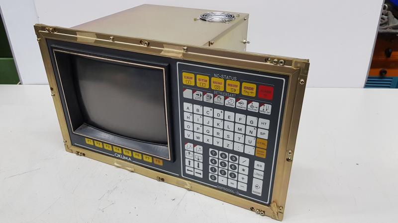 Bedienpanel, Bildschirmeinheit für OKUMA OPUS 5000 CNC Steuerung, stammt aus OKUMA LB 10
