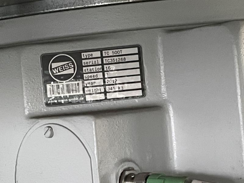 Rundtaktautomat + Hydraulikpresse TOX + Rundschalttisch, Rundtakttisch mit 16 Stationen