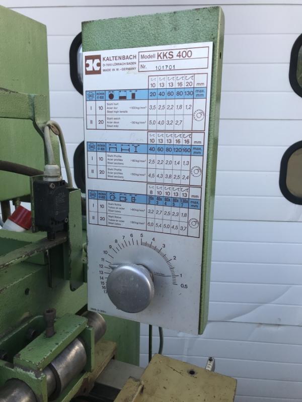 Gehrungs Kaltkreissägeautomat, Sägeautomat mit Materialvorschub