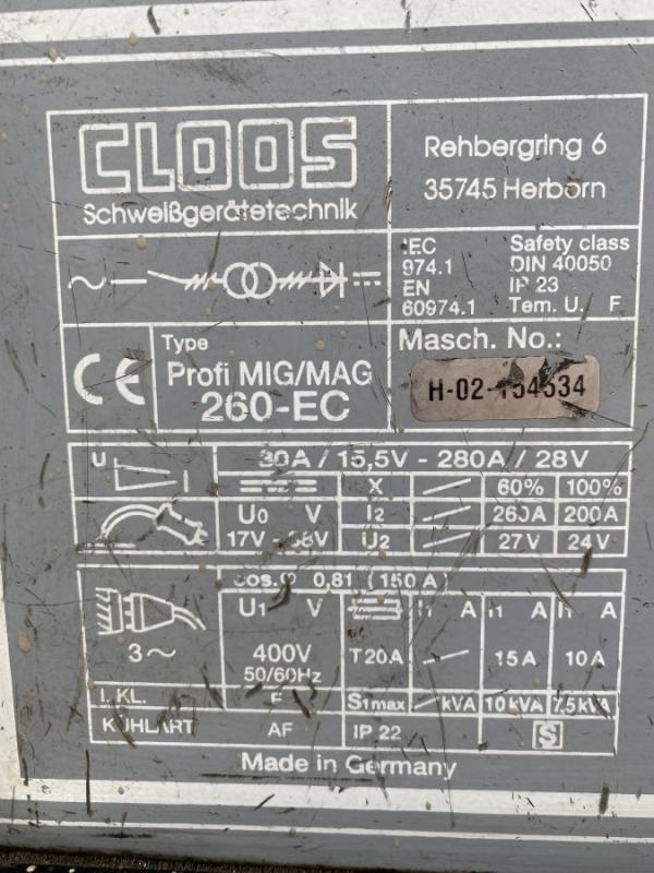MIG MAG Schutzgasschweißgerät