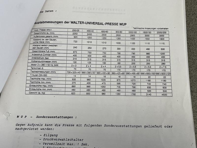 Bedienungsanleitung für Doppelständer - Hydraulikpresse