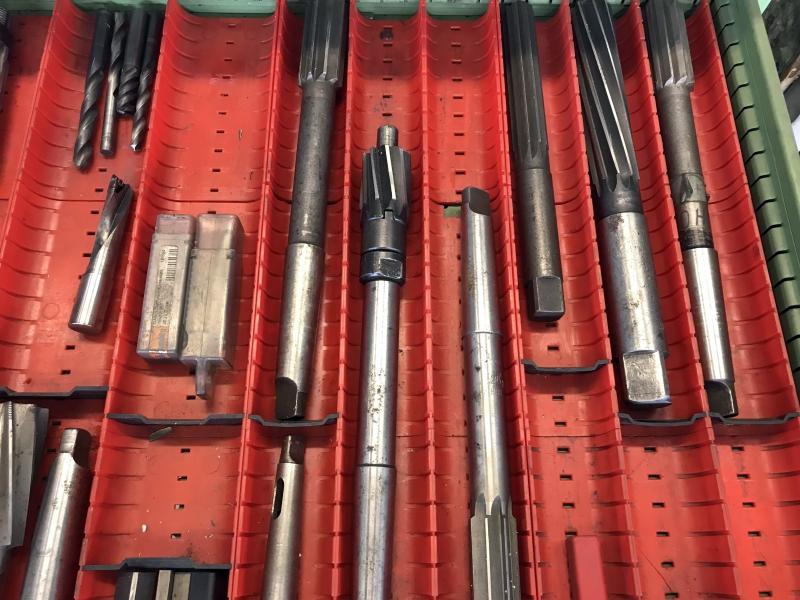 Posten Reibahlen und verstellbare Reibahle, Aufsteckreibahle mit MK-Schaft (über 40 Stück)