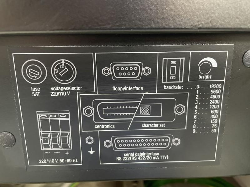 Bedienpanel, Operating Panel, Bildschirmeinheit, CNC Steuerung