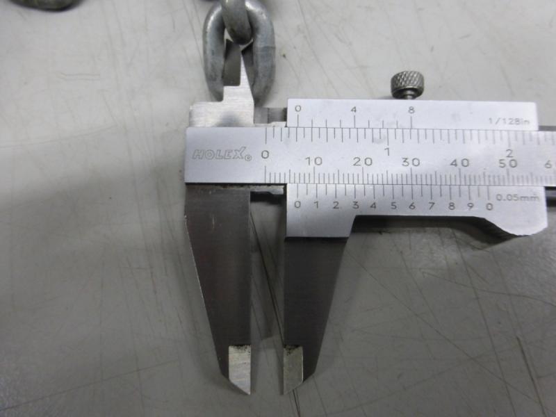 Lastkette für Kran, Anschlagkette, Gliederkette für Kettenzug DEMAG, Galvanisch verzinkte Rundstahlkette