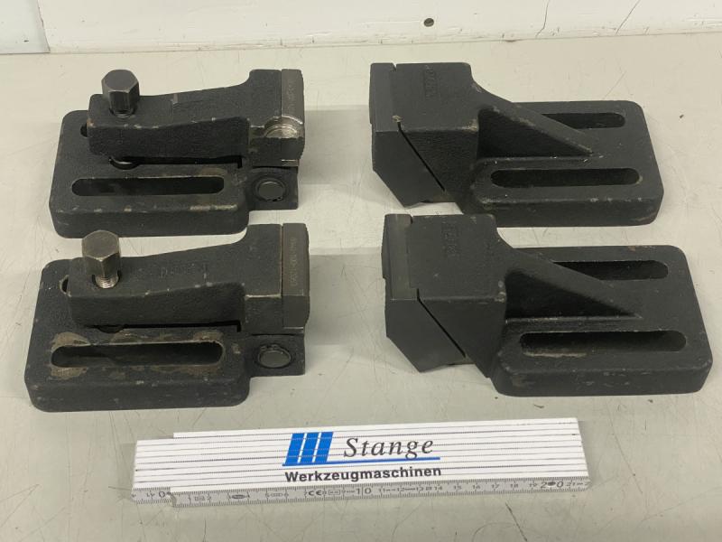 4 Stück Spannelemente, Niederzugspanner, Stabilspannbacken, Spannpratze