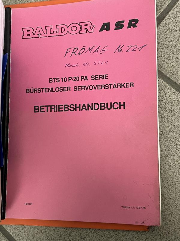 Bedienungsanleitung, Wartungsanleitung, Hydraulikplan und Stromlaufplan Nutenziehmaschine Bedienungsanleitung, Wartungsanleitung, Hydraulikplan und Stromlaufplan Nutenziehmaschine