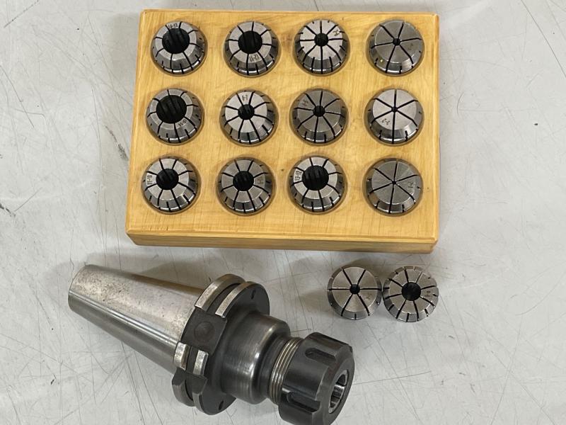 Spannzangenfutter ISO40, SK40, Spannzangensatz mit Spannzangeaufnahme ER25