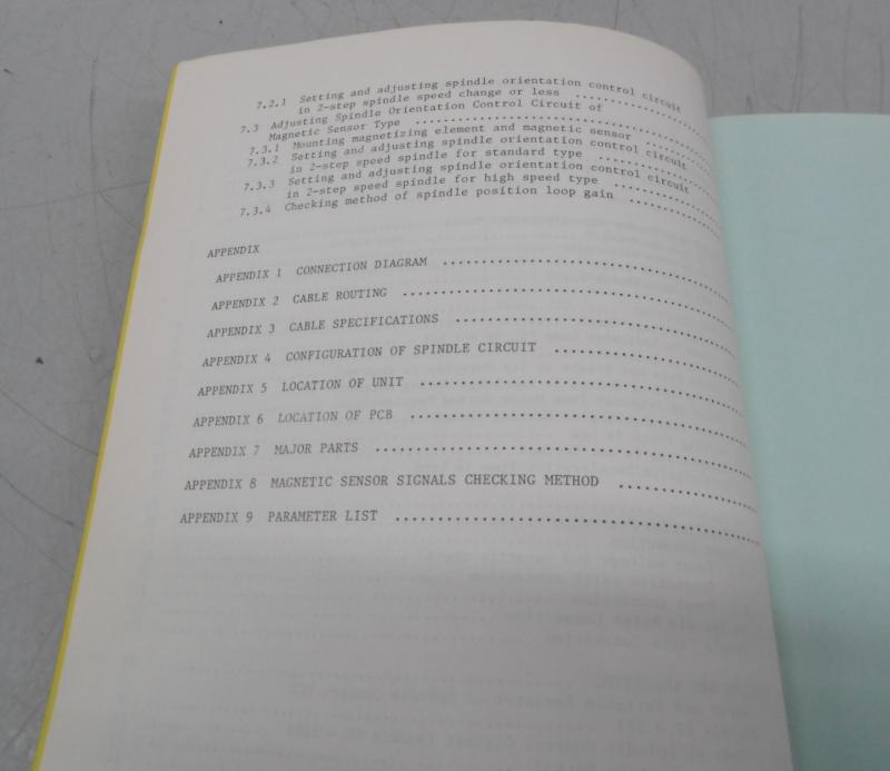 Handbuch, Betriebsanleitung, Bedienungsanleitung, Maintenance Manual,  FANUC AC Spindle Servo Unit S series