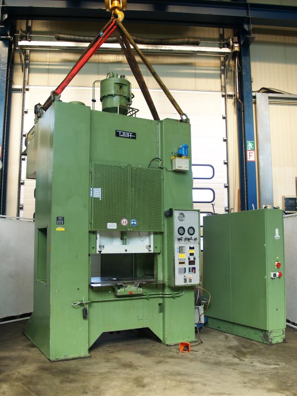 Doppelständer - Hydraulikpresse mit Ziehkissen, Hydraulische Ziehpresse