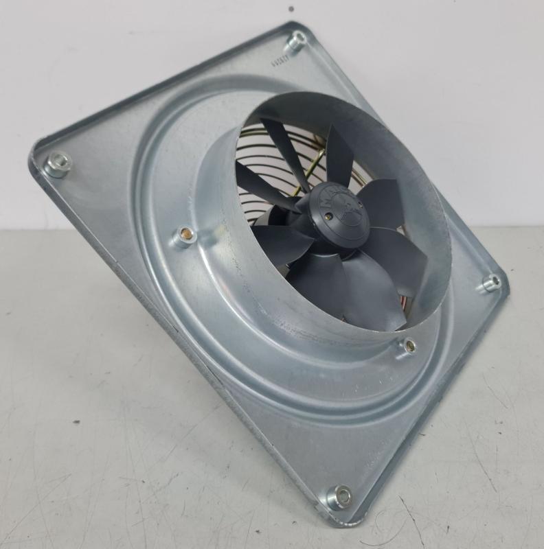 200mm Hochleistungs- Axial- Wandventilator mit quadratischer Düsenwandplatte 345x345x174mm