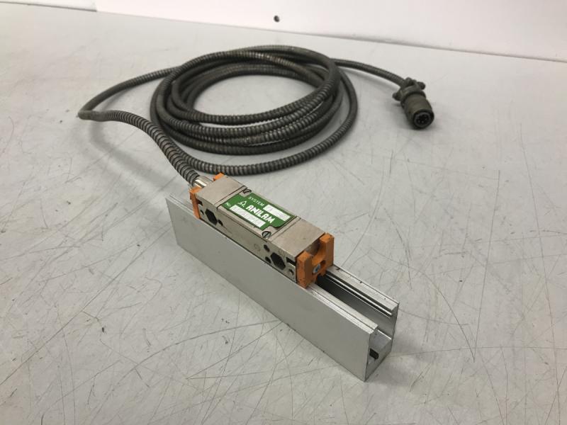 Glasmaßstab, inkrementales Längenmesssystem, Linear Scale, Maßstab mit Glaslineal für Positionsanzeige