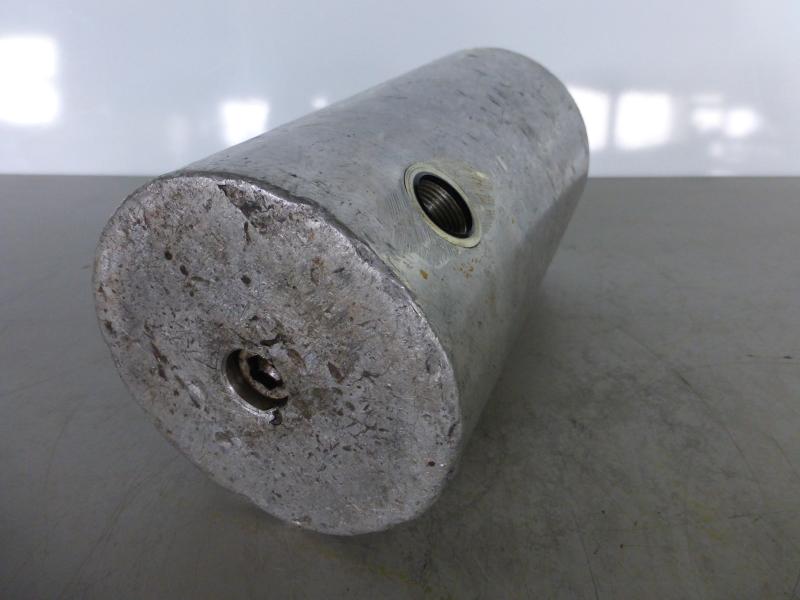 Einfachwirkender Leichtmetallzylinder mit Federrückzug, Hydraulikstempel, Hydraulikzylinder, Lukaszylinder, Maschinenheber