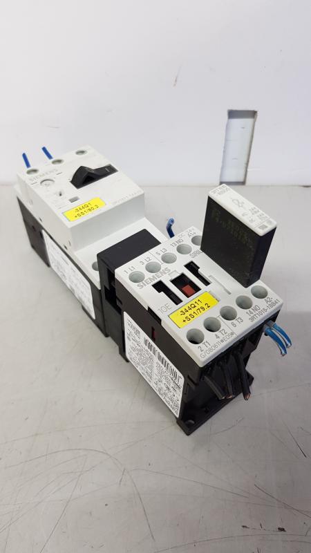 Starter Kombination bestehend aus Leistungsschütz und Leistungsschalter Schütz + Motorschutzschalter Starter Kombination bestehend aus Leistungsschütz und Leistungsschalter Schütz + Motorschutzschalter