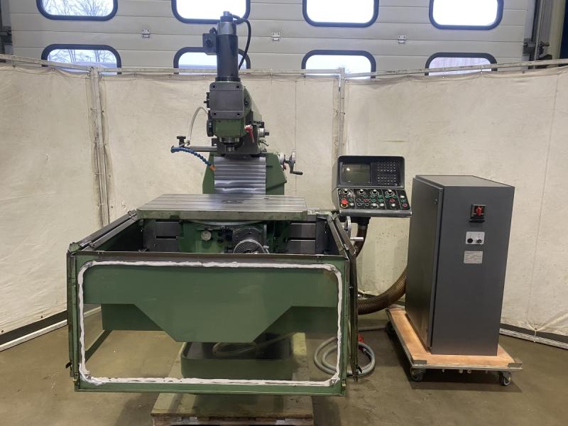 CNC Fräsmaschine, Werkzeugfräsmaschine mit Handrädern und Streckensteuerung