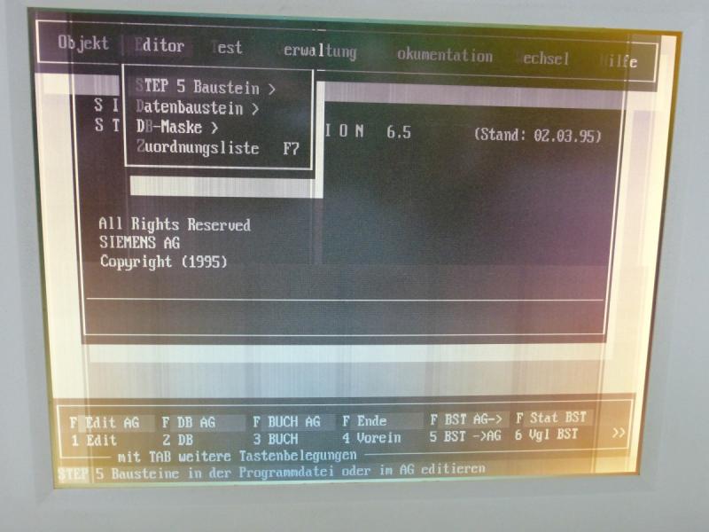 Programmiergerät / Programiercomputer / funktionstüchtiger Laptop mit STEP5 Software