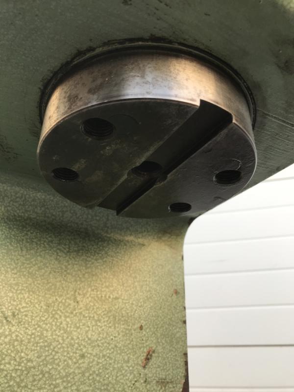 Einständer Hydraulik Presse, Richtpresse, Hydr. Stanzbügel Pressengestell mit Hydraulikzylinder