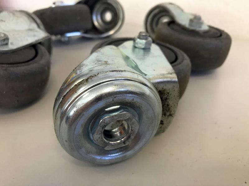 4 Stück Lenkrollen, wie Bockrollen