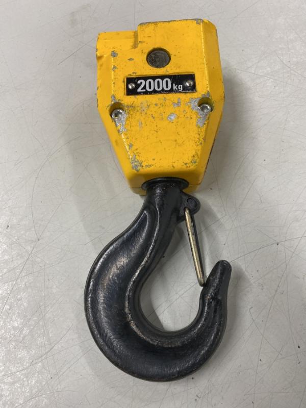 Kranhaken, Hubflasche, Unterflasche für Kettenzug, Lasthaken, 2-strängig