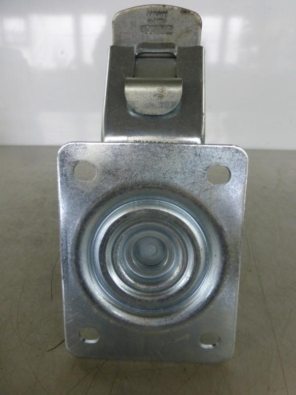 4 Stück Bockrollen, Lenkrollen mit Feststeller, lenkbare Schwerlastrolle für Transportroller