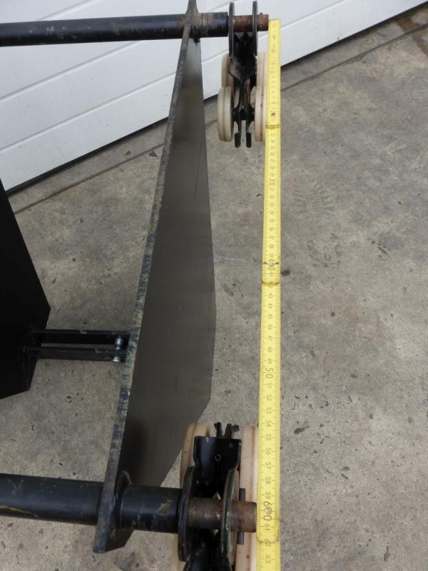 Laufwagen, Handfahrwerk für Kettenzug, Hängekranbahn, Kran Laufkatze, Fahrwerk, Rollfahrwerk, Zweischienenkatze