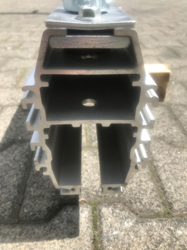 Hängekranbahn Krananlage, ALU Leichtkransystem,, Zweischienen-Hängebahn mit Einschienen Kranbrücke