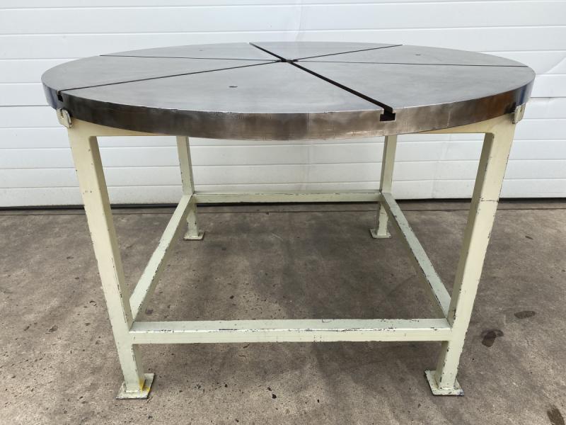 Runde Aufspannplatte mit T-Nuten, Aufspanntisch