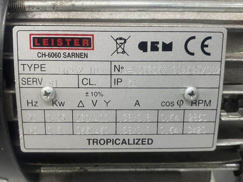 Radialventilator, Gebläse LEISTER für Absaugung oder Belüftung