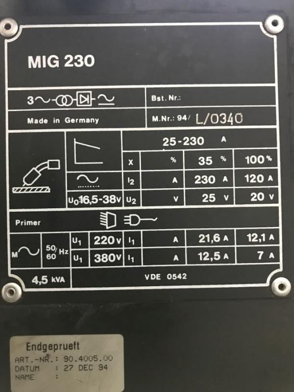 MIG MAG Schweißmaschine, Schutzgasschweißgerät MIG MAG Schweißmaschine, Schutzgasschweißgerät