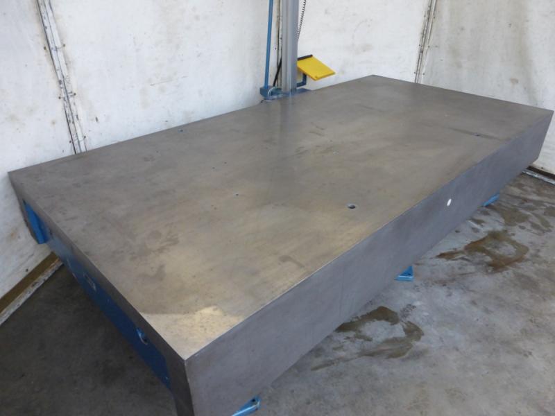 Mess- und Anreißplatte Stahlguß-Grauguß stark verrippt