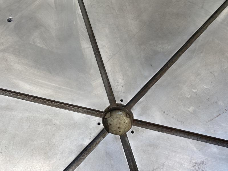 Runde Aufspannplatte, Stahlplatte mit eingefrästen T-Nute, Aufspanntisch