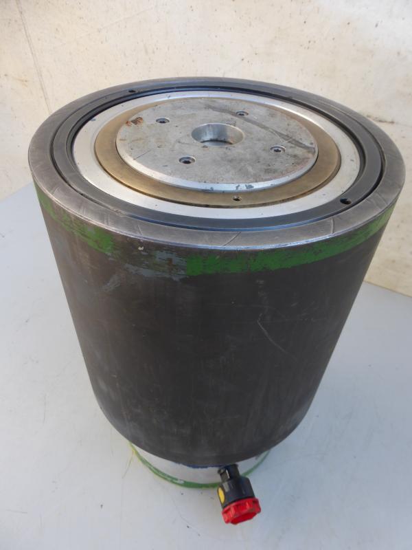 Einfachwirkender Leichtmetallzylinder mit Federrückzug, Hydraulikstempel, Hydraulikzylinder, Lukaszylinder, Maschinenheber