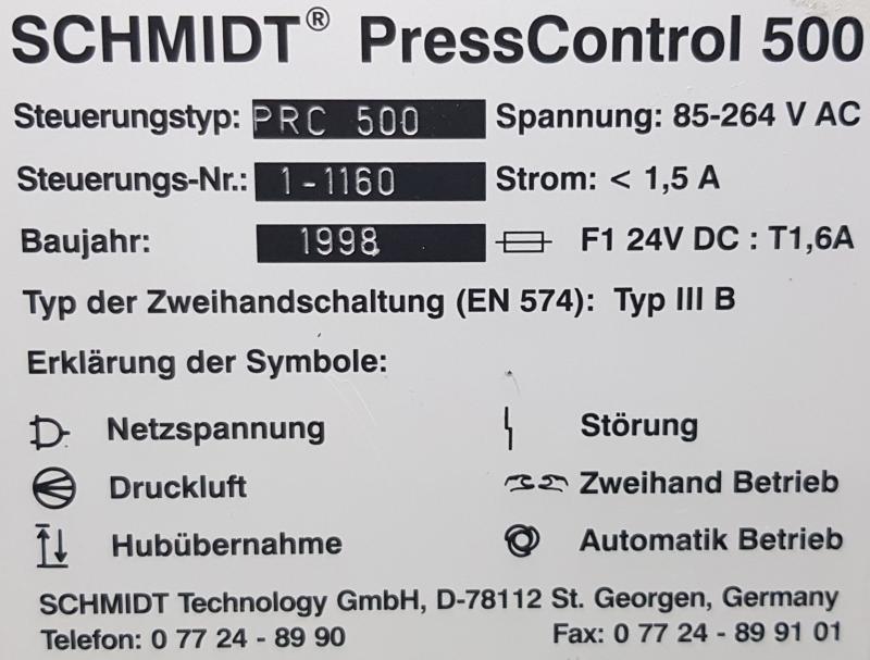 Elektronische Pressensteuerung, SPS Steuerung, Prozessrechner