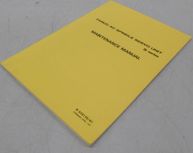 Handbuch, Betriebsanleitung, Bedienungsanleitung, Maintenance Manual,  FANUC AC Spindle Servo Unit S series