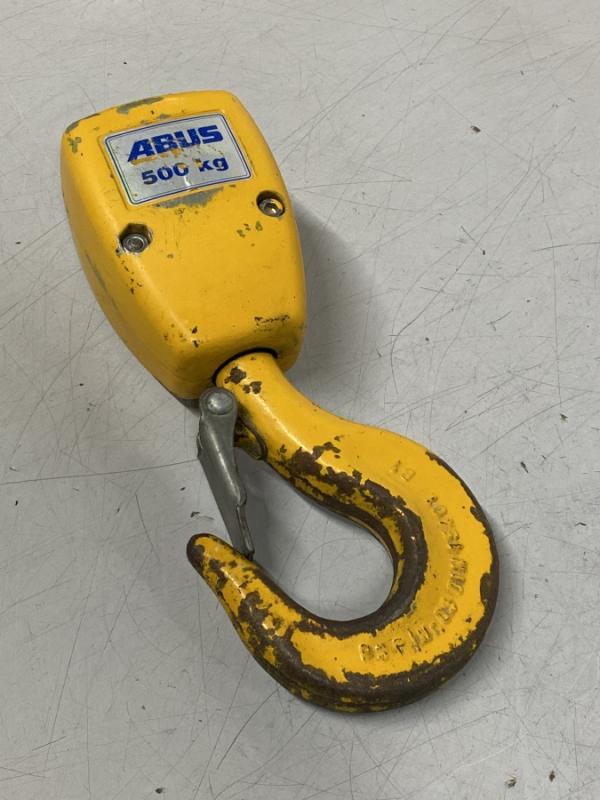 Kranhaken, Hubflasche, Unterflasche für Kettenzug, Lasthaken, 2-strängig