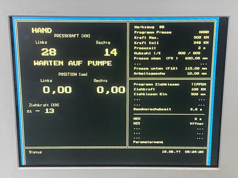 4-Säulen Hydraulikpresse, Werkzeuprobierpresse, Gleichlaufpresse