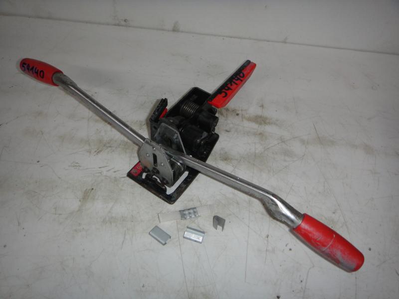 Spann- und Verschlussgerät für Verpackungskunststoffband, Umreifungsgerät