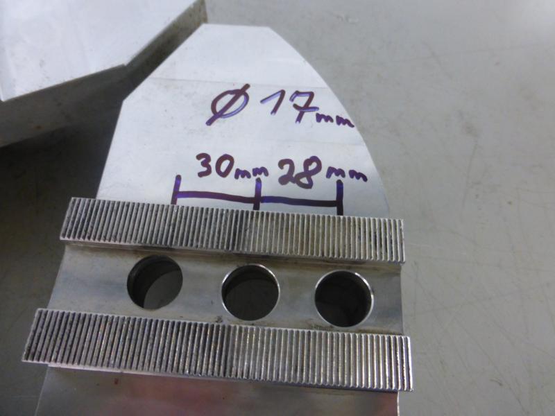 Futterbacken, Aluminiumbacken für 3-Backen Kraftspannfutter