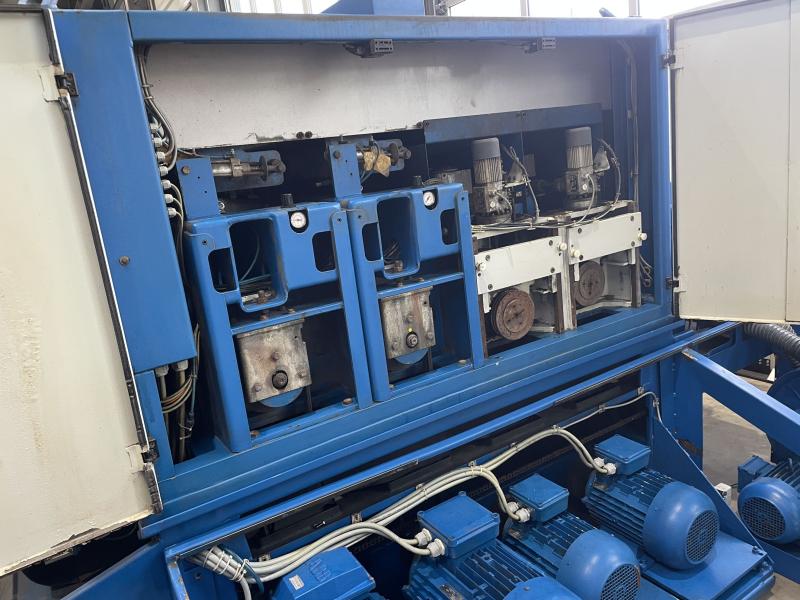 Band-Flächenschleifmaschine, Breitbandschleifmaschine, Blech-Bürstenentgratmaschine