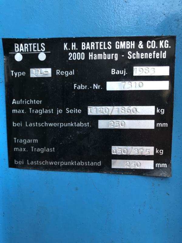 Doppelseitiges Kragarmregal  für Stangenware