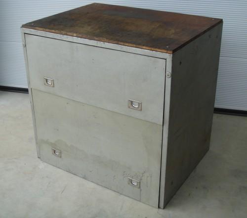 Blechschrank mit Klapptür, Werkstattschrank