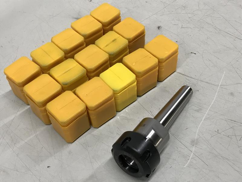 Spannzangenfutter MK2, Spannzangensatz mit Spannzangeaufnahme ER25