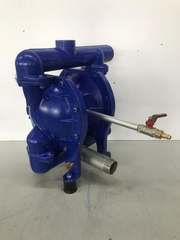 Doppelmembranpumpe mit Druckluftantrieb, Druckluft-Membranpumpe, Zweifachpumpe