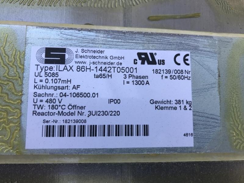 3 Phasen Netzdrossel, Drehstrom-Drosselspule, EMV-Filter,  Drossel für PV Anlagen