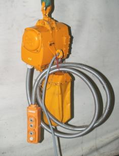 E-Kettenzug, Elektro Hubwerk, Kran 125 kg mit Feinhub