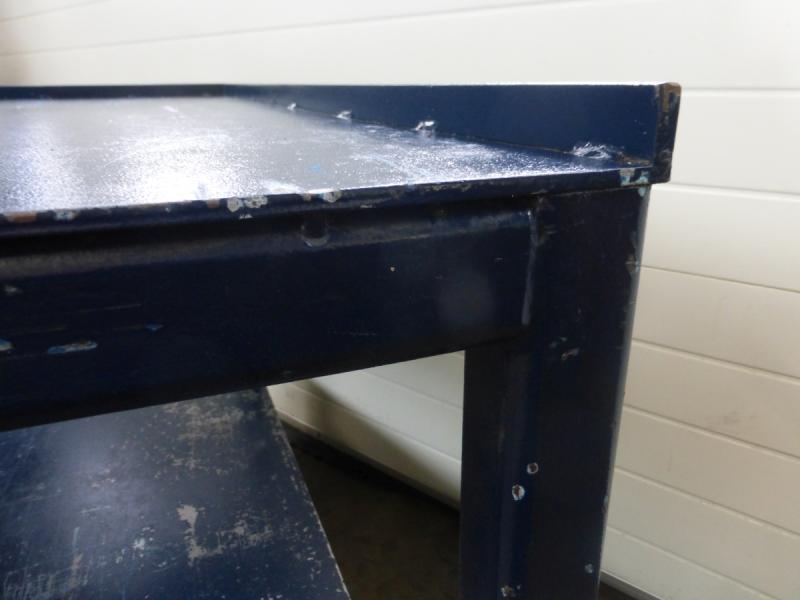 Arbeitstisch, Montagetisch, Metalltisch, Werkbank, Palettentisch, zum aufstellen einer Europaletten