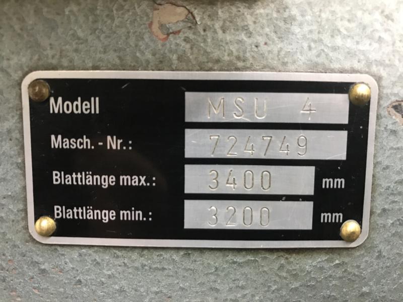 Vertikal Bandsäge, Bandsägemaschine