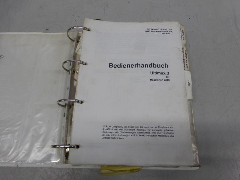 Bedienerhandbuch, Betriebsanleitung, Bedienungsanleitung, Programmieranleitung,  Handbuch, Anleitung für CNC Werkzeug Fräsmaschine