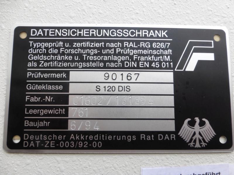 Tresor - Wertschrank - Wertschutzschrank - Brandschutzschrank Datensicherungsschrank Tresor - Wertschrank - Wertschutzschrank - Brandschutzschrank Datensicherungsschrank